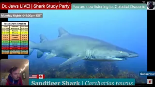 Dr. Jaws LIVE! #8 Sandtiger Shark Study Party