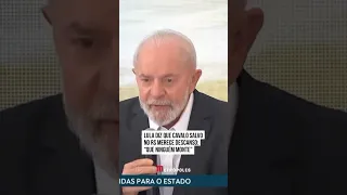 Lula diz que cavalo salvo no RS merece descanso: “Que ninguém monte”