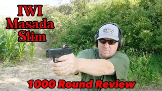 IWI Masada Slim - 1000 Round Review of my New Carry Pistol!