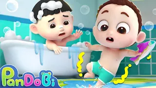 Baby Love to Take a Bath | Bath Time Safety Song | Nursery Rhymes | Kids Songs | Pandobi English