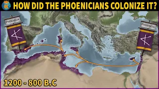 How did the Phoenicians Colonize the Mediterranean Sea?