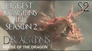 The 7 Biggest Dragons In Season 2 | House of the Dragon | Game of Thrones Prequel