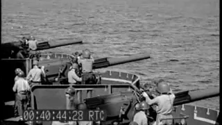 Bombardment Of Guam, USS New Mexico (BB-40), 7/3/1944 (full)