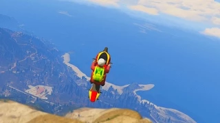 CRAZY BIKE FLYING! (GTA 5 Stunting for Dummies)