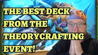 The BEST Deck from the Theorycrafting Event - Jormungar Face Hunter - Hearthstone TITANS