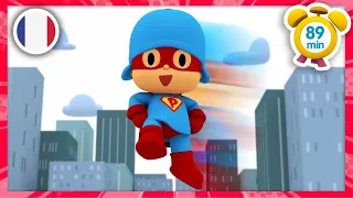 🦹 POCOYO FRANÇAIS - Je suis devenu Super-Héros [ 89 min ] | DESSIN ANIMÉ pour enfants