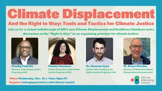 Climate Displacement and the Right to Stay: Tools and Tactics for Climate Justice