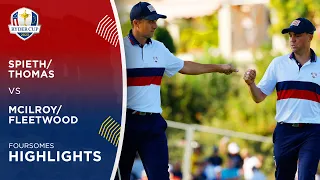 Thomas/Spieth vs McIlroy/Fleetwood Highlights | 2023 Ryder Cup