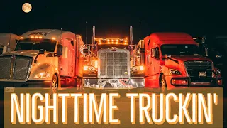 A Day In The Life Of A Truck Driver | Trucking At Night