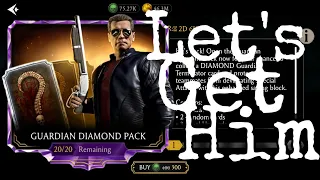 Terminator Hunting 🤩 Guardian Diamond Pack Opening| MK Mobile