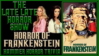 The Horror of Frankenstein 1970 Hammer Horror Trivia Night