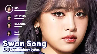 PIXY - Swan Song (Line Distribution + Lyrics Karaoke) PATREON REQUESTED