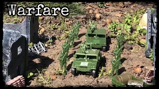 Army Men: City Ambush Green Vs Tan Stop Motion (Warfare Series Ep1)