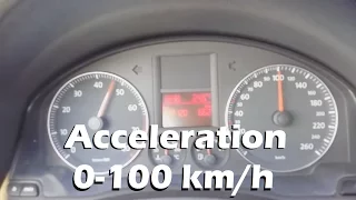 Volkswagen Golf 5 1.6 FSI (115HP) - Acceleration 0-100 km/h