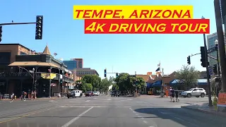 Tempe, Arizona | 4k Driving Tour | Dashcam