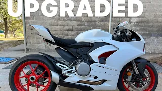 CRG Arrow Bar end mirrors 2023  Ducati Panigale V2 upgrades