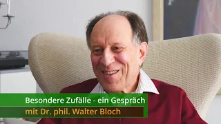 Besondere Zufälle - ein Gespräch mit Dr. phil. Walter Bloch (Engl. subtitles)