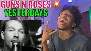 Totally AMAZING! First Reaction to Guns N Roses Yesterdays | AXL ROSE I  MADE THIS VIDEO YESTERDAY