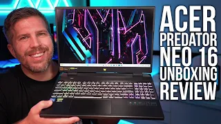 Acer Predator Helios Neo 16 Unboxing Review! 10+ Game Benchmarks, Display, Speaker, Thermal Tests!