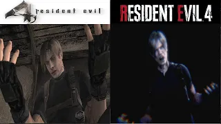 Resident Evil 4 Original VS. Remake Comparison - Leon's Nightmare