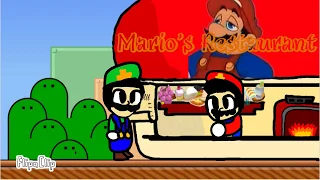 Mario's Restaurant! | ANIMATED