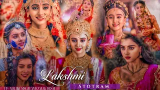 Lakshmi stotram ft Mallika and Zalak|My channel birthday 🎉