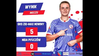 GKS Zio-Max Nowiny - Nida Pińczów 5:0 (skrót meczu)