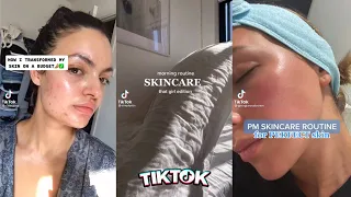 Skincare tips and routine Tiktok compilation