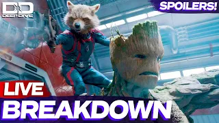 Guardians of the Galaxy Vol 3 LIVE BREAKDOWN (Spoilers) | The Deep Dive