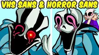 Friday Night Funkin' VS VHS SANS VS Horror SANS | Horror Night Funk (FNF MOD/Undertale/Creepypasta)