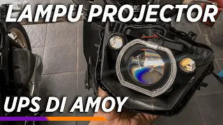 PASANG PROJECTOR UPS di Honda Beat ESP