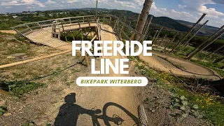 Freeride Line Bikepark Winterberg Full Run POV RAW