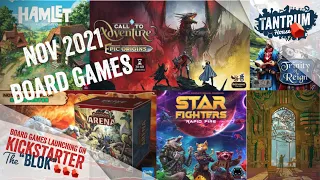 Upcoming Board Games November 2021 on Kickstarter