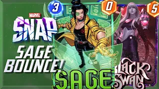 SAGE & BLACK SWAN BOUNCE! | Marvel Snap Deck