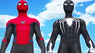 BLACK SPIDERMAN VS SPIDER-MAN (MCU)