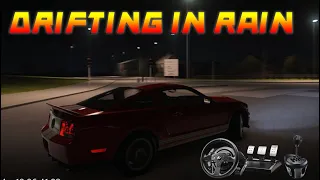 Assetto Corsa | Drifting in Rainy Weather At Night With A CRAZY SOUNDING Ford Mustang GT500