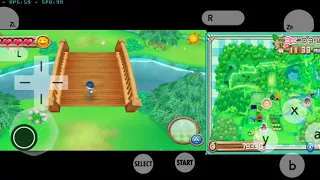 Harvest Moon A New The Beginning. Citra Emulator Android (Games Nintendo 3DS).