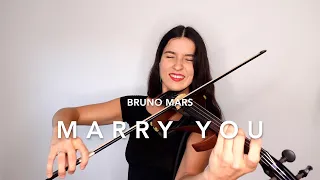 Bruno Mars - Marry You - Electric Violin Cover - Barbara Krajewska