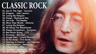 Great Classic Rock Songs 70s 80s 90s  - The Beatles. Bon Jovi, Pink Floyd, Fleetwood Mac
