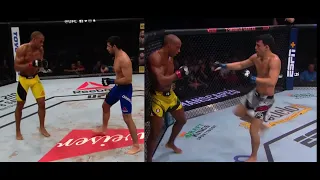 Edson Barboza knee to the head KO