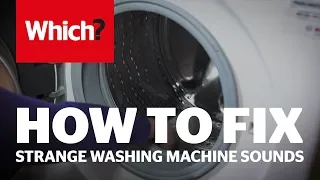 How to fix strange sounds from your washing machine - Which? advice