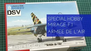 Special Hobby 1/72 Mirage F.1C/C-200 (SH72388) Review