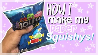 HOW I MAKE MY PAPER SQUISHYS!/WHAT I USE!