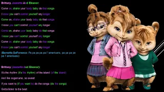 We Speak No Americano/Conga The Chipettes Lyrics