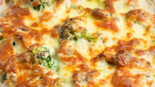 Keto Recipe - Broccoli Chicken & Cheese Casserole "Super Cheesy, Tasty & Nutritious"