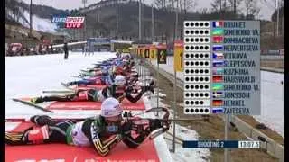 EN  Biathlon World Championships 2009 Pyeong Chang _10 Mass Start Women (1 of 3)