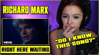 Richard Marx - Right Here Waiting l First Time Reaction