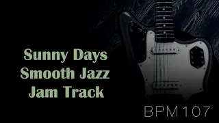 "SUNNY" Days Smooth Jazz Backing Track in E minor ↓Chords /Solo Start 0:38~