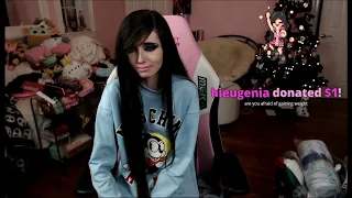 Eugenia Cooney Really Upset When Asked: "Are You Afraid Of Gaining Weight?" | Twitch March 28, 2021