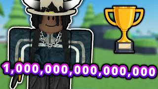 I Became The RICHEST PLAYER In This Sword Fighting Game!